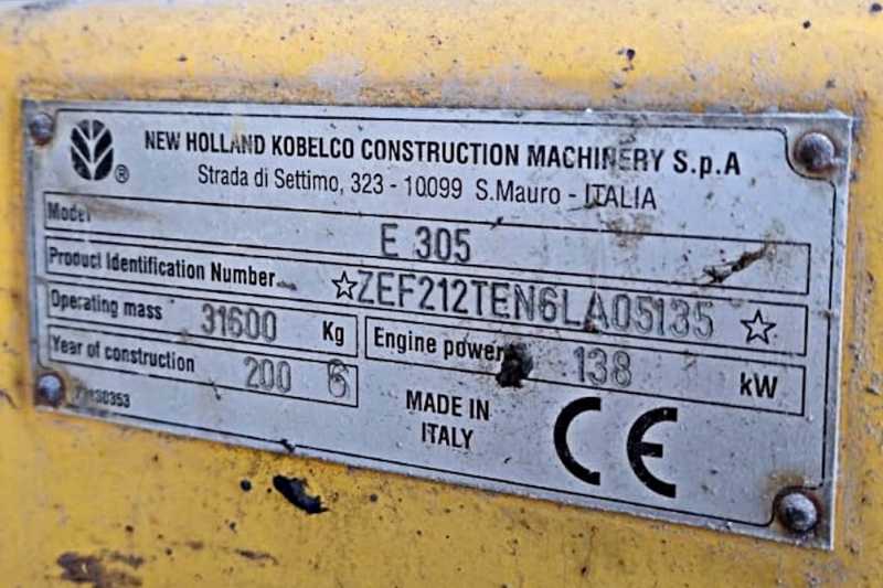 OmecoHub - Immagine NEW HOLLAND E305B